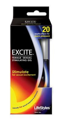 Lifestyles Excite Female Sexual Stimulating Gel -  15 Ml - 0.5 Oz.