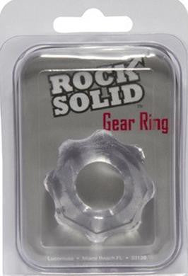 Rock Solid Gear Ring - Clear