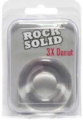 Rock Solid 3x Donut Ring -  Clear