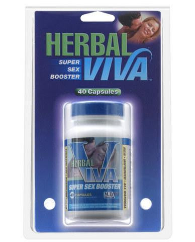 Herbal Viva 40 Count Bottle Each - Super Sex Booster