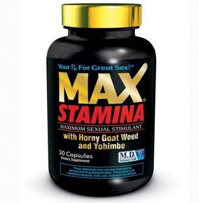 Max Stamina 30 Count Bottle