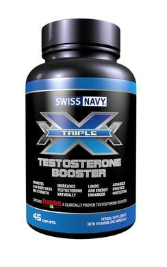 Swiss Navy Triple X  Testosterone Booster - 45 Capsules