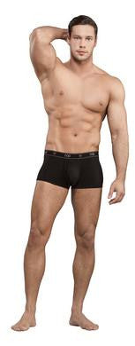 Bamboo Pouch Enhancer Short  - Black - Extra Large