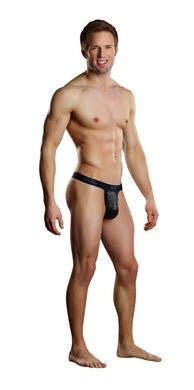 Crinckle Disc Thong - Silver  - Small-medium