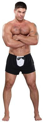 Tuxedo Boxer - Black - One  Size