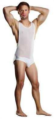 Singlet - White - Large-extra  Large