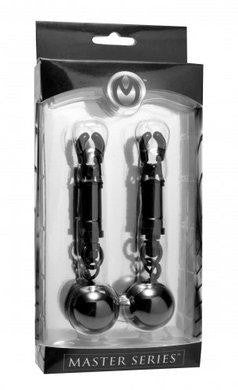 Black Bomber Clamps Barrel Nipple Clamps with Ball