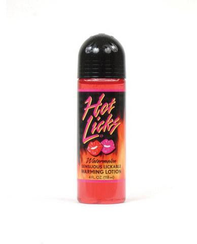 Watermelon Hot Licks Sensuous Lickable Warming Lotion - 4 oz.