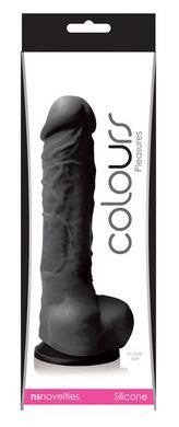 Colours Pleasures Dildo 5-inch  - Black