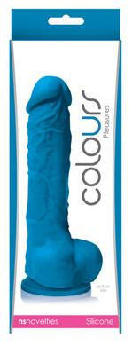 Colours Pleasures Dildo 5-inch  - Blue