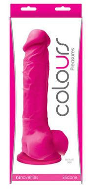 Colours Pleasures Dildo 8-inch  - Pink