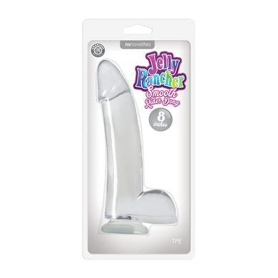 Jelly Rancher Smooth Rider Dong - 8 Inches - Clear