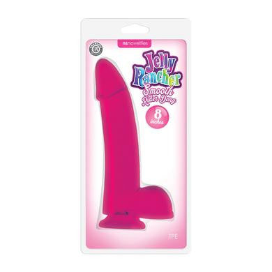 Jelly Rancher Smooth Rider Dong - 8 Inches - Pink