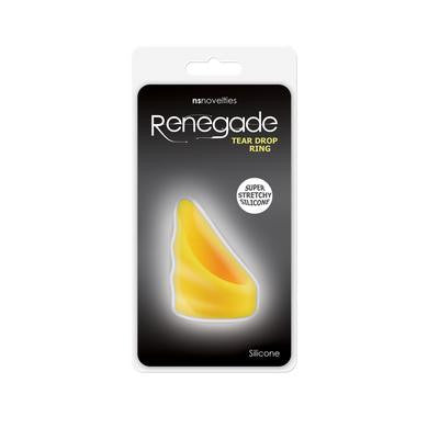 Renegade - Tear Drop Cockring - Vivid Yellow