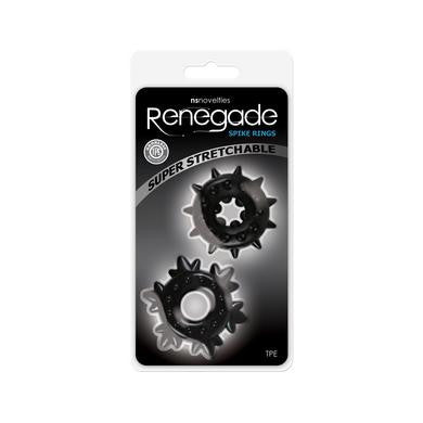 Renegade - Spike Rings - Black