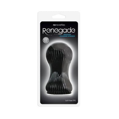 Renegade - Grooved Pleasure Stroker - Black