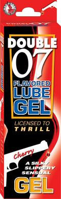 Double 007 Flavored Lube Gel Cherry - 2 Oz.