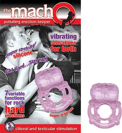 The Macho Pulsating Erection Keeper - Purple