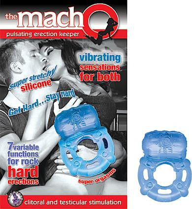 The Macho Pulsating Erection Keeper - Blue