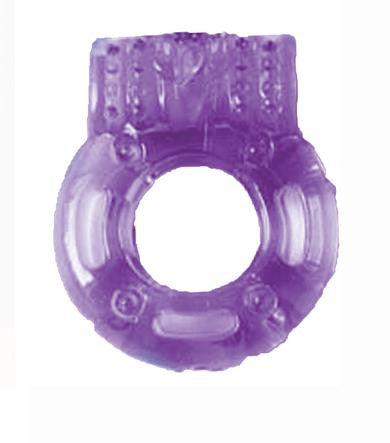 The Macho Vibrating Cockring - Purple