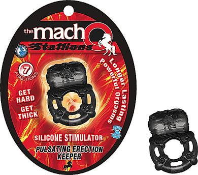 The Macho Stallions - Pulsating Erection Keeper Black