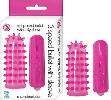 3 Speed Bullet with Sleeve - Pink