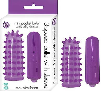 3 Speed Bullet with Sleeve - Purple