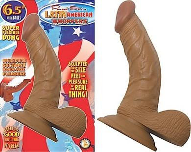 Latin American Whoppers 6.5 Inch Dong with Balls