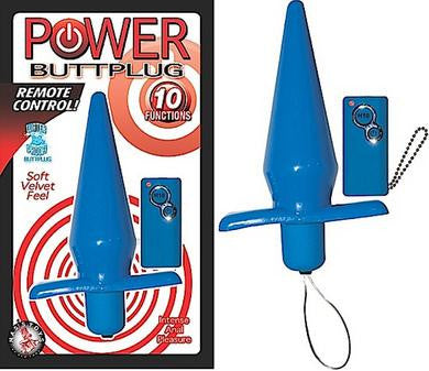 Power Buttplug Remote Control - Blue