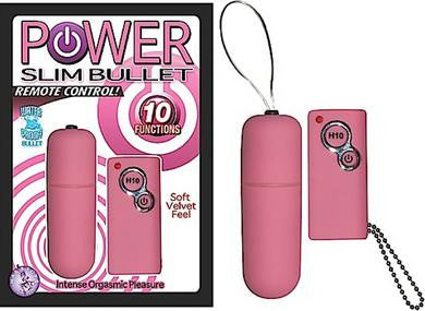 Power Slim Bullet Remote Control - Pink