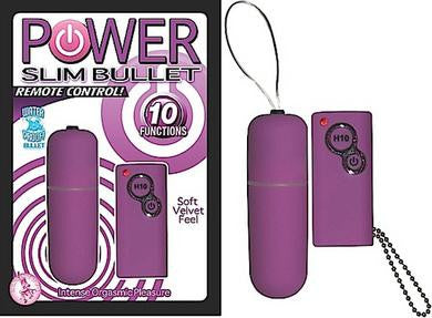 Power Slim Bullet Remote Control - Purple