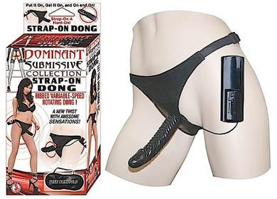 Dominant Submissive Collection Strap-On Dong - Black