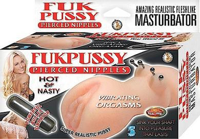 Fukpussy Pierced Nipples - Flesh