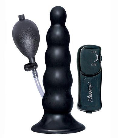 Ram Inflatable Vibrating Anal Expander - Black