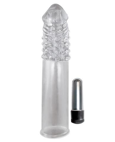 Ram Vibrating Penis Extender - Clear