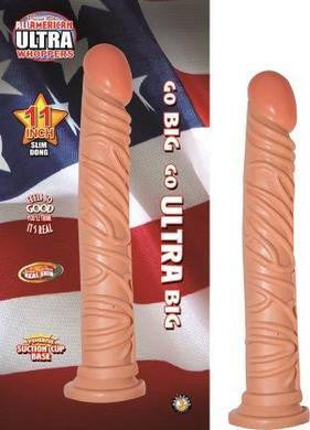 All American Ultra Whoppers - 11 in Slim Head Dong - Flesh