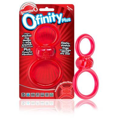 Ofinity Plus Vibrat Ring Red Vibrating Ring Red