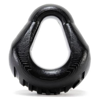 Hung Padded Cockring Oxballs- Black