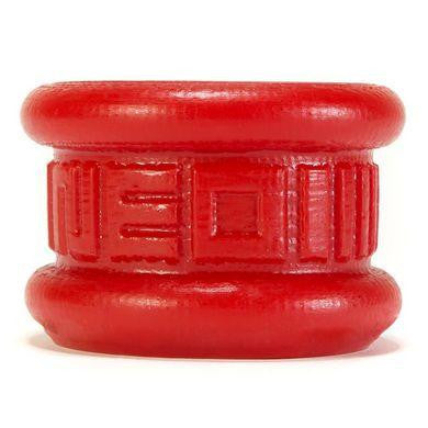 Neo 1.25 Inch Short Ball Stretcher Squishy Silicone - Red