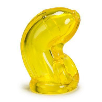 Cock-lock Chastity Sheath Atomic Jock - Clear Yellow