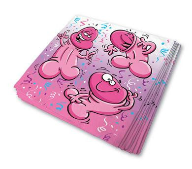 Pecker Napkins - 8 Pack