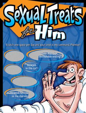 Sexual Treats for Him  Scratcher