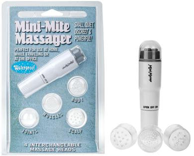 Mini Mite Massager - White