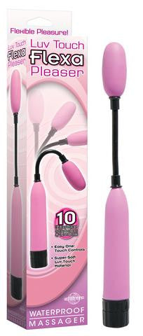 Luv Touch Flexa Pleaser Waterproof Massager - Pink