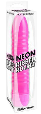 Neon Ribbed Rocket - Pink