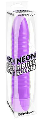 Neon Ribbed Rocket - Purple