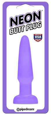 Neon Butt Plug - Purple