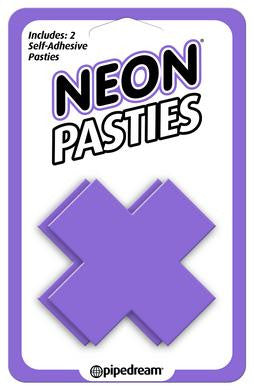 Neon X Pasties - Purple