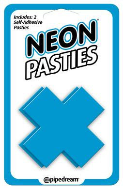 Neon X Pasties - Blue