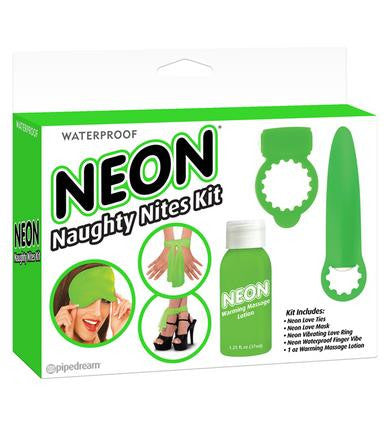 Neon Luv Touch Neon Naughty Nites Kit - Green